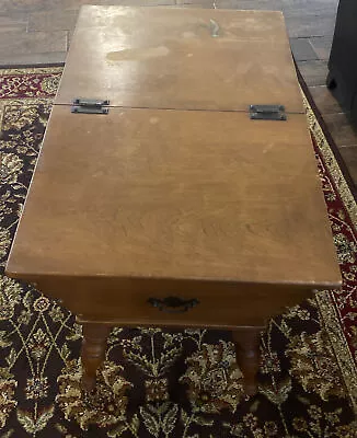 Vintage Baumritter Colonial Maple Wood Dough Box End Table • $250