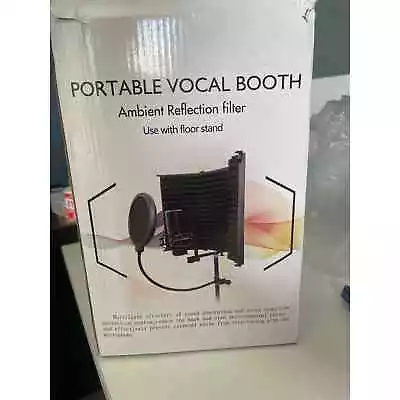 Portable Vocal Booth W/ Ambient Reflection Filter • $25