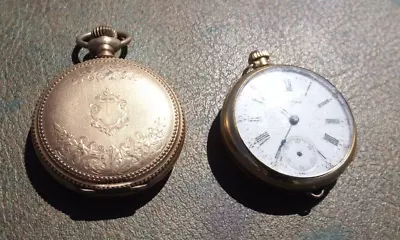 American Waltham Watch 0s S.W.C.Co Case + Crescent Watch Case Gold Filled • $5.50