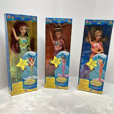 Tropical Splash Ariel Attina Arista Little Mermaid Disney Doll Lot 3 • $100