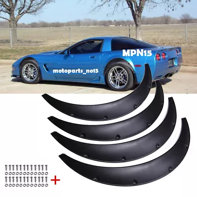 For Chevrolet Corvette C3 C4 C5 Fender Flares Flexible Extra Wide Body Kit 35  • $58.99