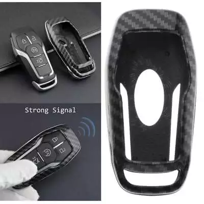 Carbon Fiber Remote Key Fob Cover For Ford F-150 Explorer Lincoln MKX MKC USA/ • $9.39