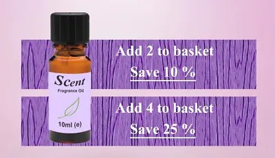 FRAGRANCE OIL - 10ml - For Candles Diffusers Oil Burners Home Fragrance Etc. • £1.69