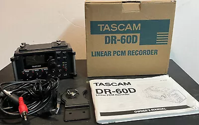 Tascam DR-60D 4-Channel Linear PCM Recorder W/ Box Audio&charger Cablesadapter • $75