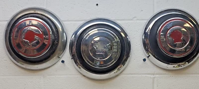 $169.96 • Buy 1932 Pontiac Custom Sedan 9  Dog Dish Wheel Cover Hubcaps Set Of 3 (DD170)
