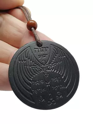 £6.75 • Buy Angel Pendant Archangel Necklace Scalar Black Tourmaline EMF Protection 