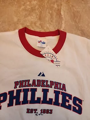 Majestic Philadelphia Phillies NWT MLB Baseball 2007 T Shirt Size XXL • $19.75