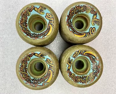 Santa Cruz 1980’s OJII Vintage Skateboard Speed Wheels 95a 60mm Double Sided OG • $49.99