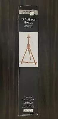 Masters Touch Mini Table Easel - Holds Canvas To 26  Height - Light - Beechwood • $19.99