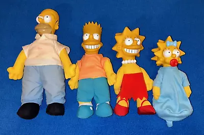 Meet The Simpsons Burger King Toy 1990 Vinyl Head Dolls Homer Bart Lisa Maggie • $24.99