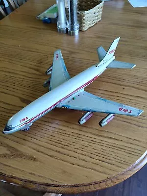Vintage Jet Airplane TWA N791TW  Metal Toy • $375