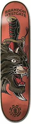 $59.95 • Buy Element Brandon Westgate Natural Defense Skateboard Deck 8.25 