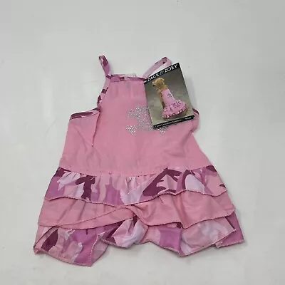 ZACK & ZOEY DOG SIZE Small  PINK Camo Skull Crossbones Sundress • $12