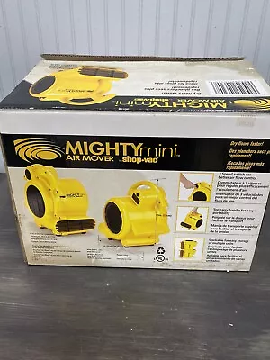 MIGHTY MINI Shop Vac AIR MOVER 500 Cfm Air Flow  By ShopVac Floor Garage Dryer • $79.85