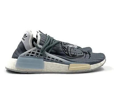 Adidas HU Human Made NMD BBC Pharrell Men Size 5 Shoe Gray Trainer Sneaker • $120
