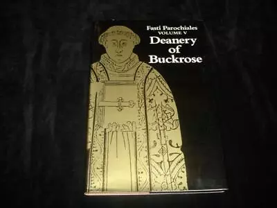 Fasti Parochiales Deanery Of Buckrose Yorkshire Local History East Riding • £4.99