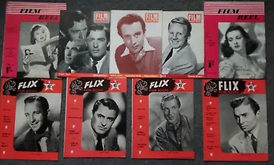 £8.49 • Buy LOT OF 9 1940’s VINTAGE FILM MAGAZINES Flix, Film Illustrated & Film Reel