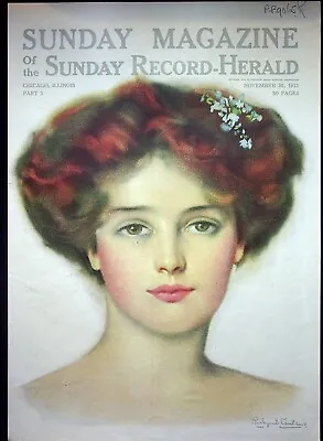Pernrhyn Stanlaws COVER ONLY Sunday Magazine Chicago Herald November 30 1913 • $8.95