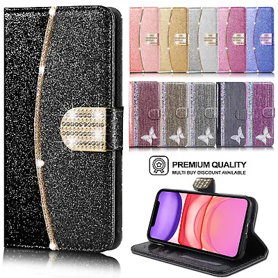 Flip Leather Phone Case For IPhone 14 13 Pro MAX 11 XR 12 7 8 SE Wallet Cover • £2.99