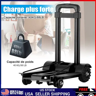 Portable Shopping Load Travel Folding Foldable Travel Luggage Cart Hand Trolley • $24.99