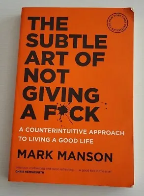 $15 • Buy The Subtle Art Of Not Giving A F*ck Mark Manson Paperback Book