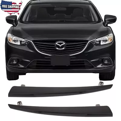 New Front Left Right Grille Trim Molding Set Of 2 For 2014-2017 Mazda 6 Sedan • $50.05