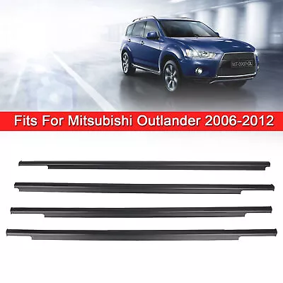 4x Car Outside Window Weatherstrip Seal Belt Moulding For Mitsubishi Outlandr • $59.65