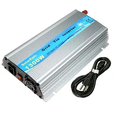 1300W MPPT Grid Tie Inverter DC18V/24V To AC110V/220V Pure Sine Wave Inverter CE • $85.99