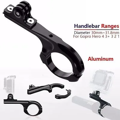 Bike Motorcycle Cycling Handlebar Bar Mount Adapter GoPro Hero 9 8 7 6 5 4 +more • £3.99