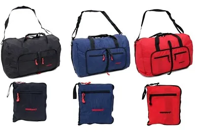 Members Cabin Size Folding Travel Bag Duffle Holdall • £18.98