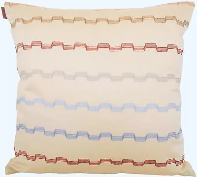 MISSONI HOME DECORATIV PILLOW COVER COTTON SATEEN EMBROIDERD 16x16in LORENA 212 • $120