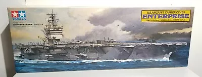 Vintage 1984 Tamiya Enterprise CVN-65 Model Kit 1/350th Aircraft Carrier ☆ New ☆ • $259.99