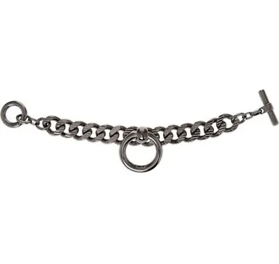 MAWI LONDON Gunmetal Bondage Chain Bracelet • $161.84