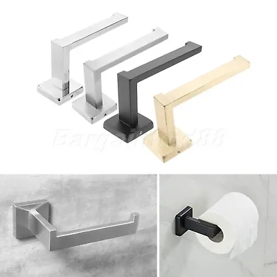$16.28 • Buy Steel Toilet Paper Holder Rack Tissue Roll Stand Bathroom Toilet Roll Holder Bar