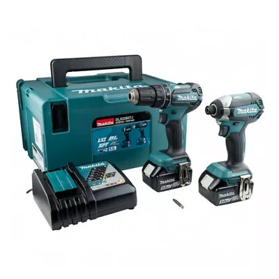 Makita DLX2283TJ 18v LXT Brushless Combi & Impact Driver Twin Pack With 2x 5.0Ah • £354.36