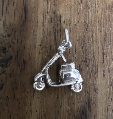 £7.99 • Buy Vintage Sterling Silver 3D Moped Scooter Charm 925