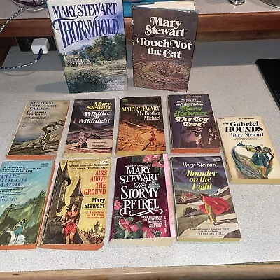 Lot 11 Books By Mary Stewart Vintage! SomeHTF Rough Magic Gabriel • $25