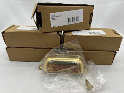 $55.99 • Buy Lot Of 5 - Nostalgic Warehouse 761758 Cup Pull Farm Large In Unlacquered Brass