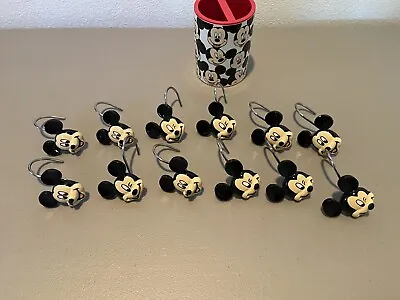 Mickey Mouse Toothbrush Holder And Shower Curtain Ring Disney • $16