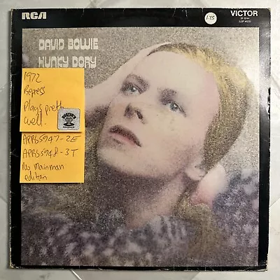 David Bowie – Hunky Dory No Mainman Edition 12” Vinyl Record VG+ • £39.99