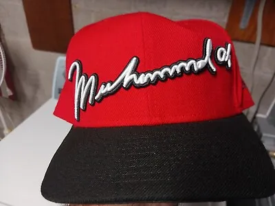 Muhammad Ali Fitted Baseball  Hat Cap Size 8 New Era 59Fifty Red & Black. • $55