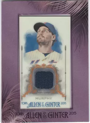 2015 Topps Allen And Ginter Framed Mini Relics #FMRDMU Daniel Murphy - NM • $4