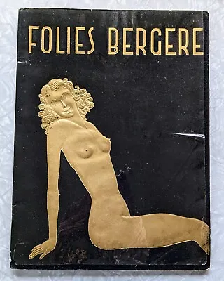 1950s Yvonne Menard FOLIES BERGERE PROGRAM Paris Signed By Savage La Mendola • $75