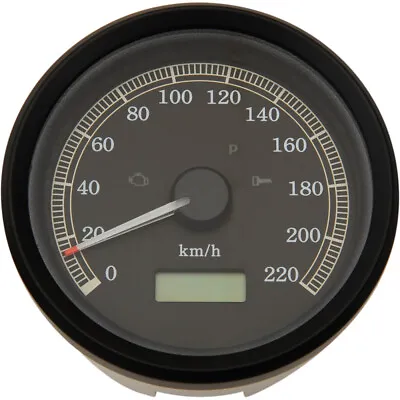 Drag Specialties 3-3/8  KPH Programmable Electronic Speedometer | T21-69A4BBDS • $174
