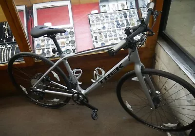 Trek Fx 4 400 Oclv Carbon Medium Hybrid Bike Silver • $1499.95