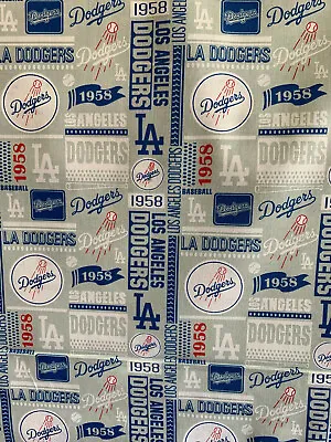100% Cotton Dodgers Fabric By Yard 36  X 45  Wide Apparel Home Crafts 4 Designs • $20