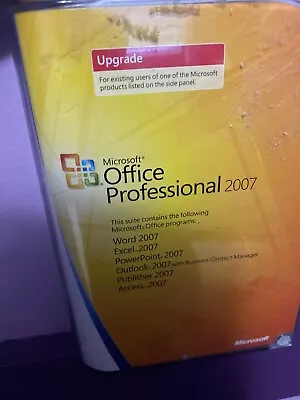 Microsoft Office Professional 2007 Genuine  - Upgrade 2 Disc • $29.99