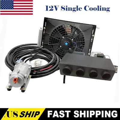 12V Cool Universal Underdash Electric Air Conditioning AC Evaporator Kit • $999.99