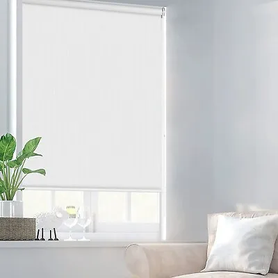 Light Filtering Roller Shades For Windows Solar Window Roller Blinds UV Protect • $29.99