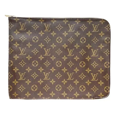 Louis Vuitton Vintage Monogram Poche Documents Document Case Portfolio • $795